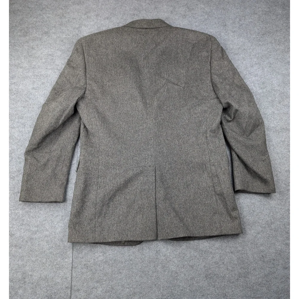 Jos A Bank Blazer Mens 43L Gray Camel Quiet Luxury Timeless Career Sport Coat